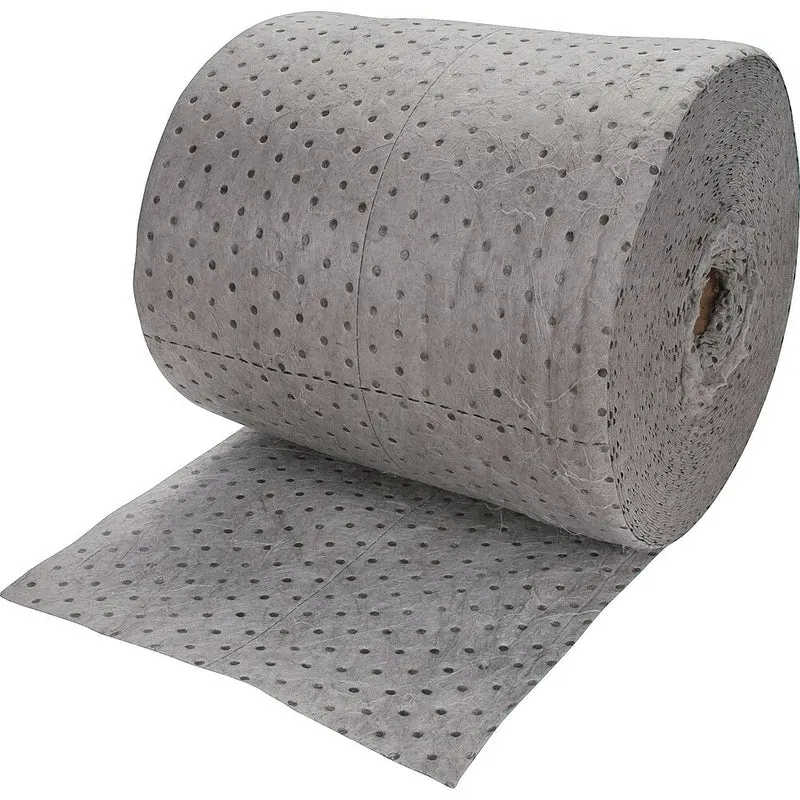 Zenith Safety Bonded Sorbent Rolls, Universal, Medium, 150'L x 15" W