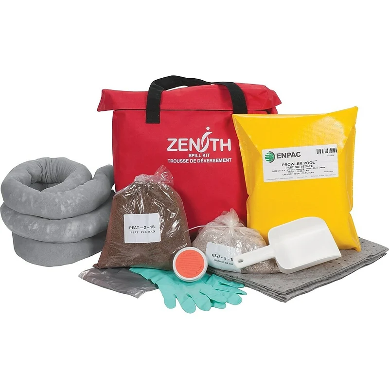 Zenith Safety 17-Gallon Western Canada Spill Kits, Universal, With Nylon Bag