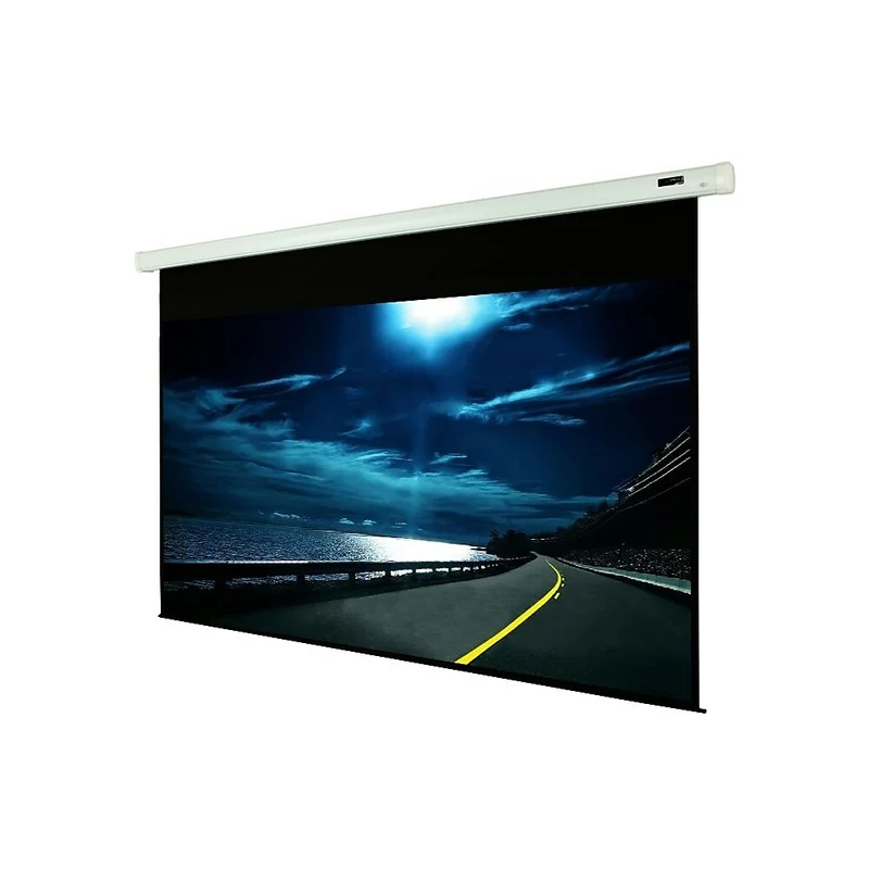 EluneVision Luna Motorized Screen, 120", High Contrast Cinema Gray Material, 16:9