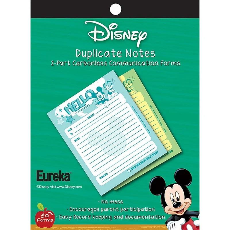 Eureka Duplicate Notes 4 "x 6" Mickey Mouse Hello, paquet de 150