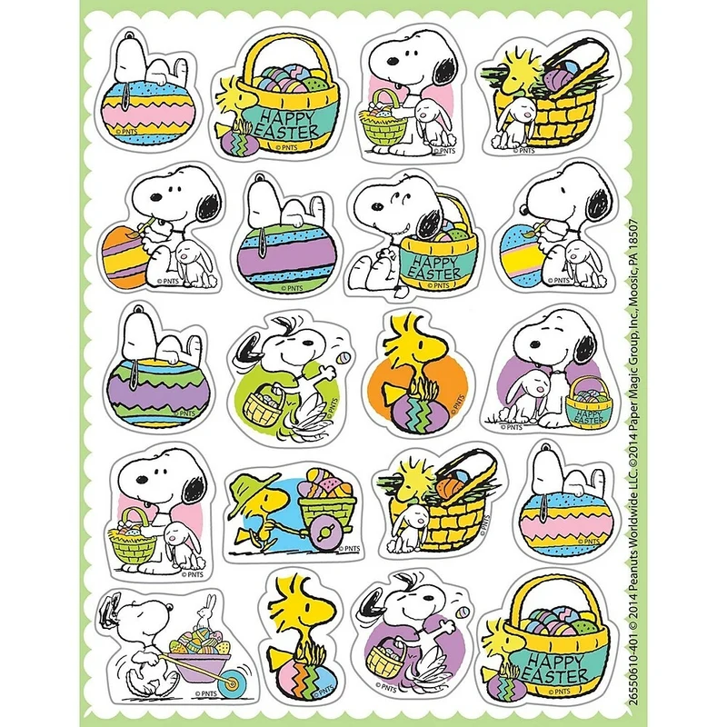 Eureka Thème Autocollant Arachides Pâques, 1440 Pack