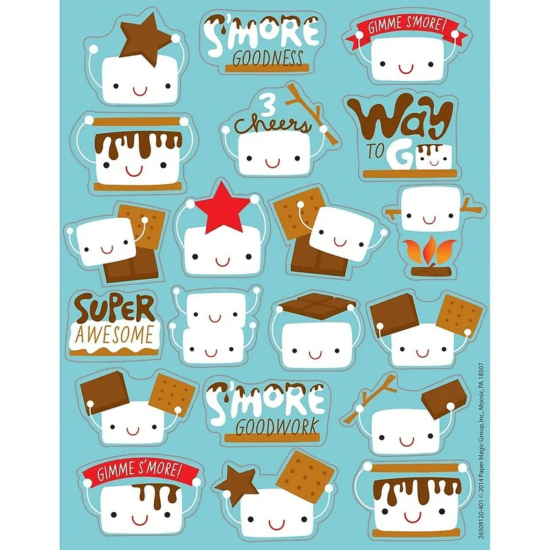 Eureka Scented Sticker, Marshmallow, 480 Pack