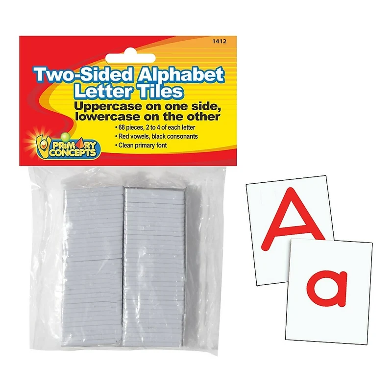 Primary Concepts 2-Sided Alphabet Letter Tiles (PC-1412)