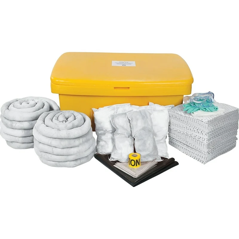Zenith Security – Trousses en cas de déversement, 97 gallons, huile seulement, avec casier