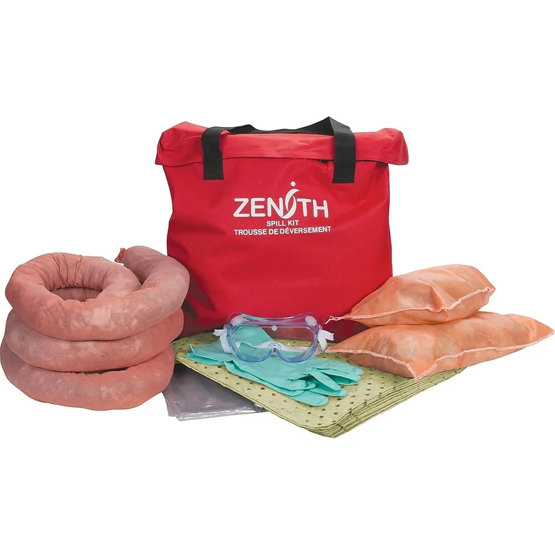 Zenith Safety – Trousse pour les déversements pour camion, 10 gallons, matières dangereuses, avec sac en nylon
