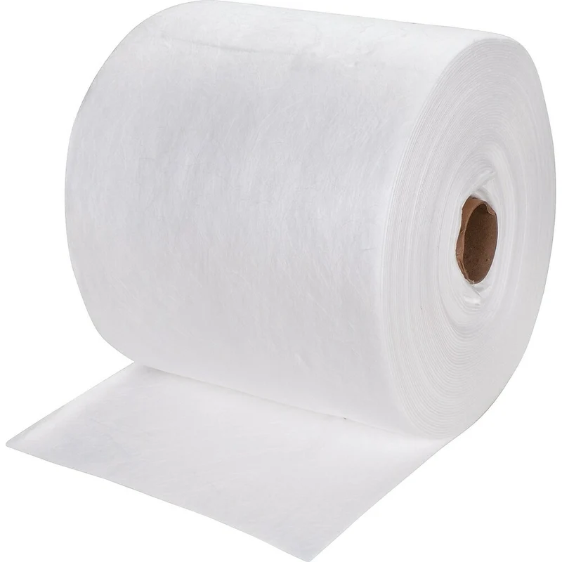 Zenith Safety Meltblown Sorbent Rolls, Oil Only, Heavy, 150'L x 15" W