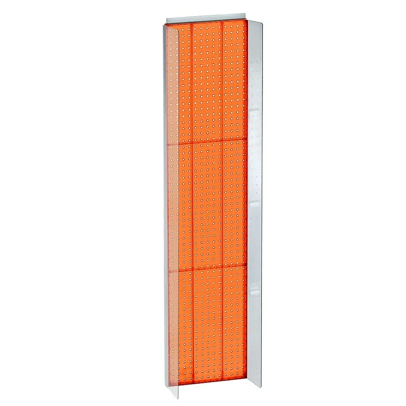 Azar Displays Pegboard Powerwing Display, 14" x 60", Orange (700354-ORG)