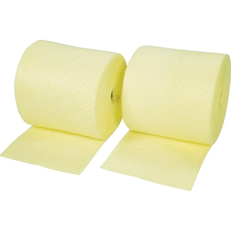 Zenith Safety Bonded Sorbent Rolls, Hazmat, Heavy, 150'L x 30" W