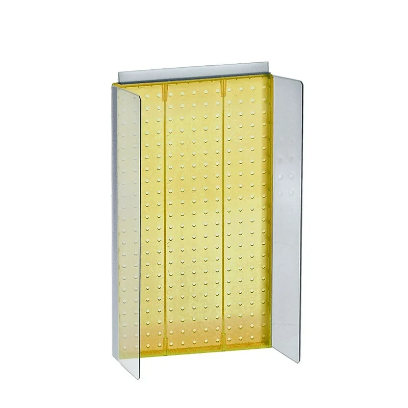 Azar Displays – Présentoir à panneau perforé Powerwing, 22 x 13,5 po, jaune (700355-YEL)