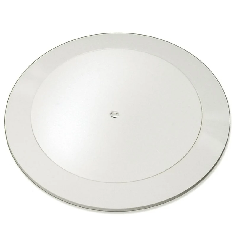 Azar Displays – Présentoir rotatif de 15 po en plastique, base inclinée, blanc (610115-WHT)