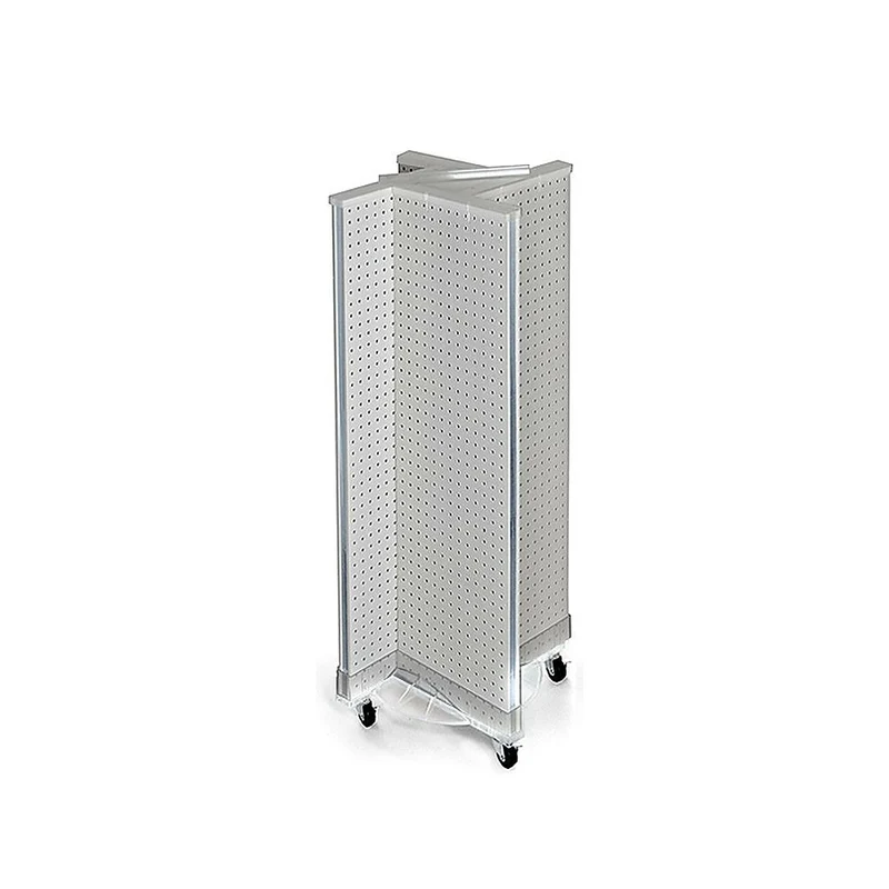 Azar Displays Pegboard Pinwheel Unit, 44" x 13.5", White (700443-WHT)