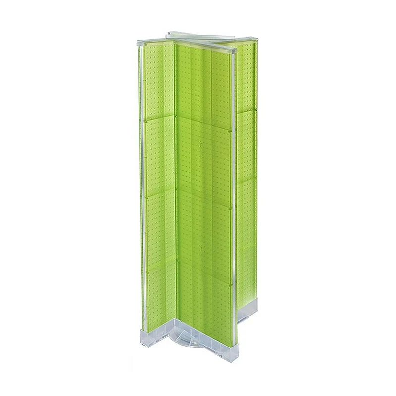Azar Displays Pegboard Floor Display Pinwheel Spinner, 16" x 60", Green (700420-GRE)