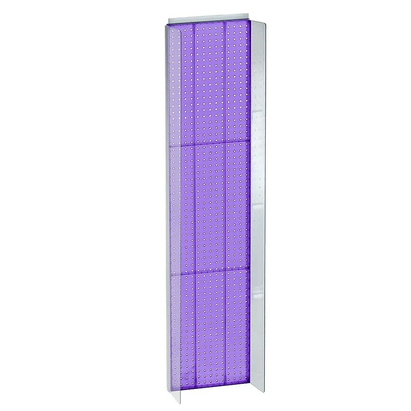 Azar Displays – Présentoir Powerwing à panneau perforé, 14 x 60 po, violet (700354-PUR)
