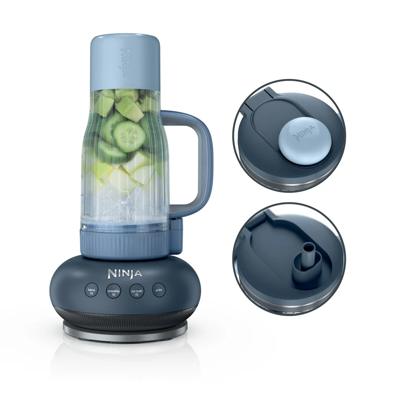 Ninja BlendBOSS Tumbler Blender with 26oz Travel Tumbler & Removable Straw - Cyberspace