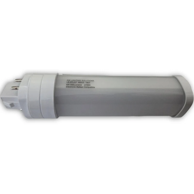 Northern Stars LED Light Bulb - LE-5PL/827 2700K 110-277V 5.5W G24q 550LM PLD 9W /13W /18W /26W - Frosted - 2 Pack