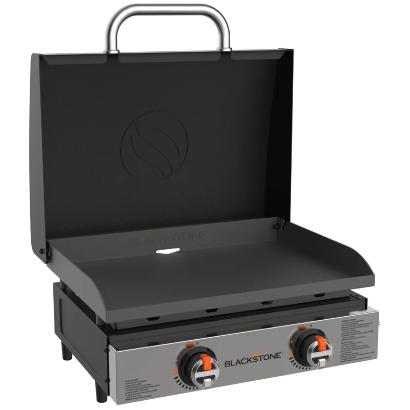 Blackstone 22" Original Stainless Front Panel Table Top Griddle With Hood