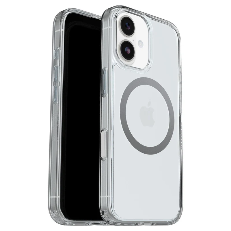 Otterbox Symmetry Clear MagSafe Case with Camera Control for iPhone 17 - Clear with Blue Tint