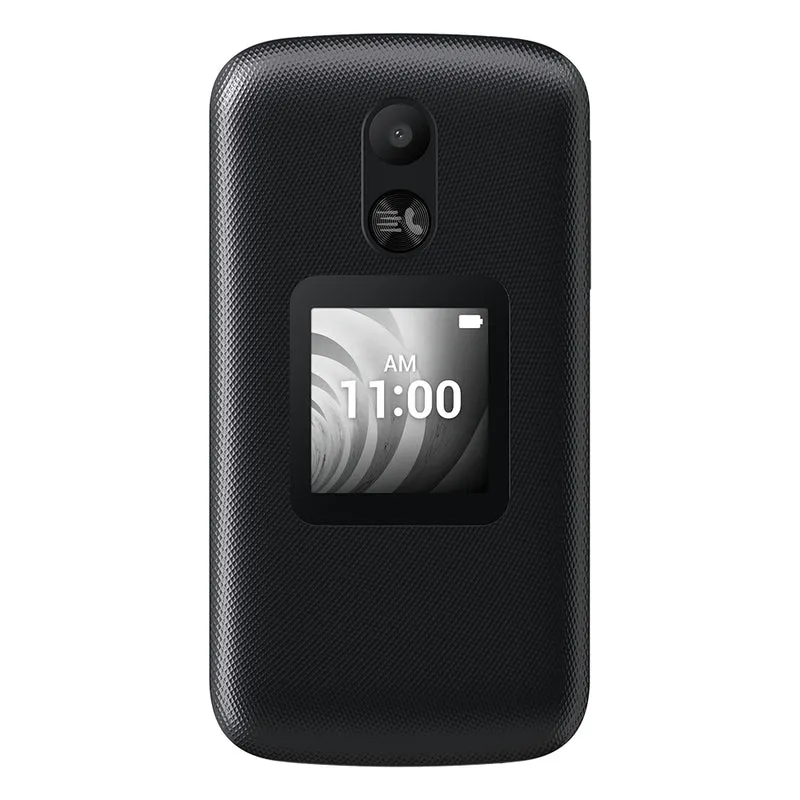 TCL 2.8" Flip Smart Phone - 1 GB RAM - Volcano Black - Unlocked