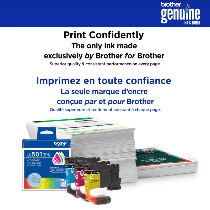 Brother Genuine LC501MS Ink Cartridge - Standard Yield - Magenta