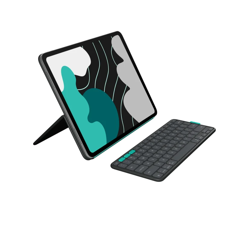 Logitech Flip Folio Keyboard Case for iPad 11/13 Pro (M4/M5) Air 13/11(M2/M3/M4)5th Gen - Graphite