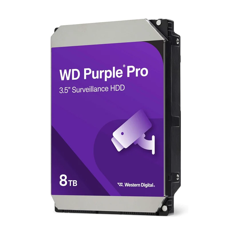 Western Digital - Disque dur Purple Surveillance 3,5 po - 8 To