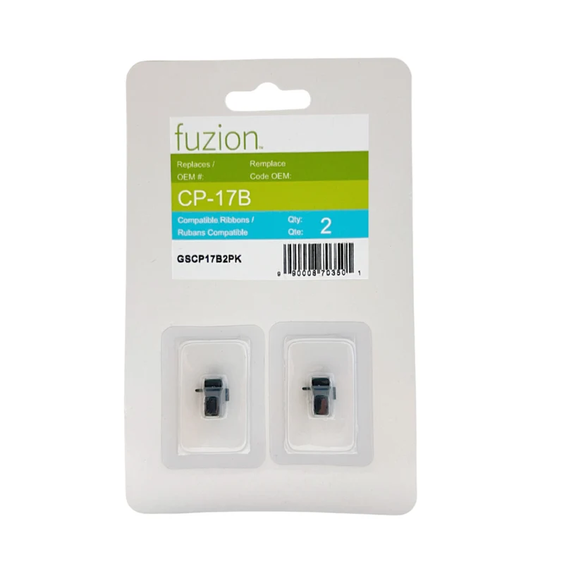 fuzion Canon CP-17B Compatible Ink Roller 2 pack - Black