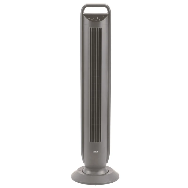 Seville Classics Tower Fan With Touch Control - Gray