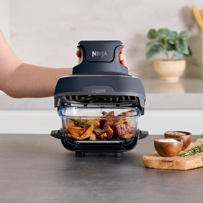 Ninja - Friteuse à air portable Crispi 4 en 1 en verre