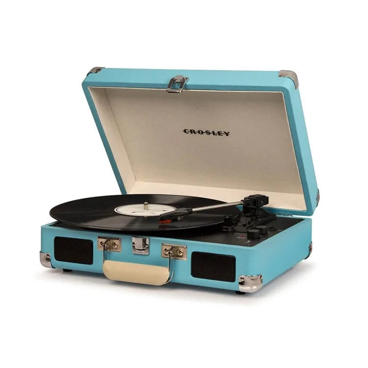 Crosley Cruiser Portable Bluetooth Turntable – Record Player (Turquoise)