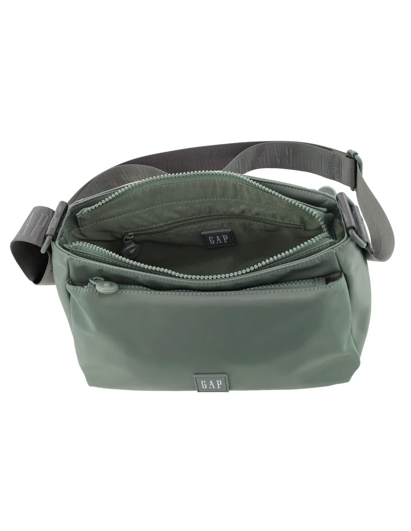 GAP Women's Travel Vegan Leather Modern Shoulder Crossbody Bag Twig