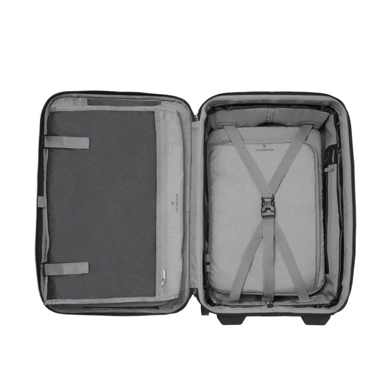 Victorinox Werks Traveller 6.0 2-Wheel Softside Flyer Carry-On Suitcase Black