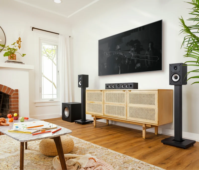 Polk Audio Monitor XT35 High-Resolution Slim Center Channel Single Speaker (Black)