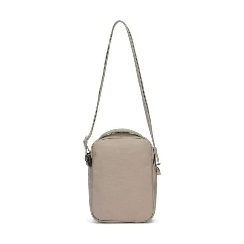 Pacsafe V Companion Anti-Theft Crossbody Bag RFID Tablet Fit Beige
