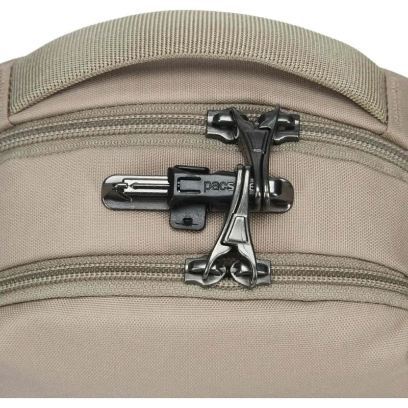 Pacsafe V Companion Anti-Theft Crossbody Bag RFID Tablet Fit Beige