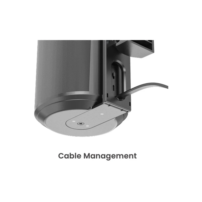 Goobay Speaker Wall Mount Modern Era 1 Flex, 2 pieces, compatible with the Sonos Era 100, swivelling and tilting speaker mount - White