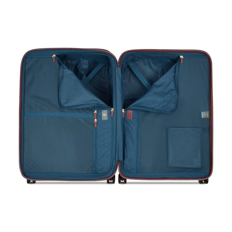 Delsey Chatelet Air 2.0 Checked-In Luggage Suitcase W/ TSA Lock Burgundy 76 cm