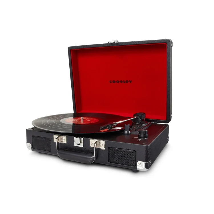 Crosley Cruiser Portable Bluetooth Turntable – Record Player (Black)