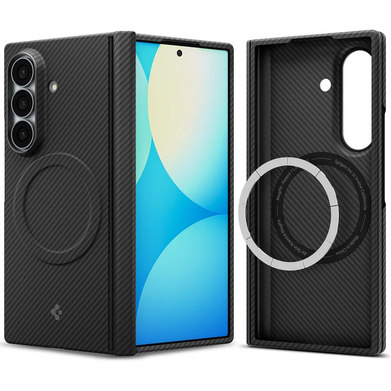 Spigen Galaxy Z Fold 8 Ultra Airskin Aramid (MagFit) Case (Black)