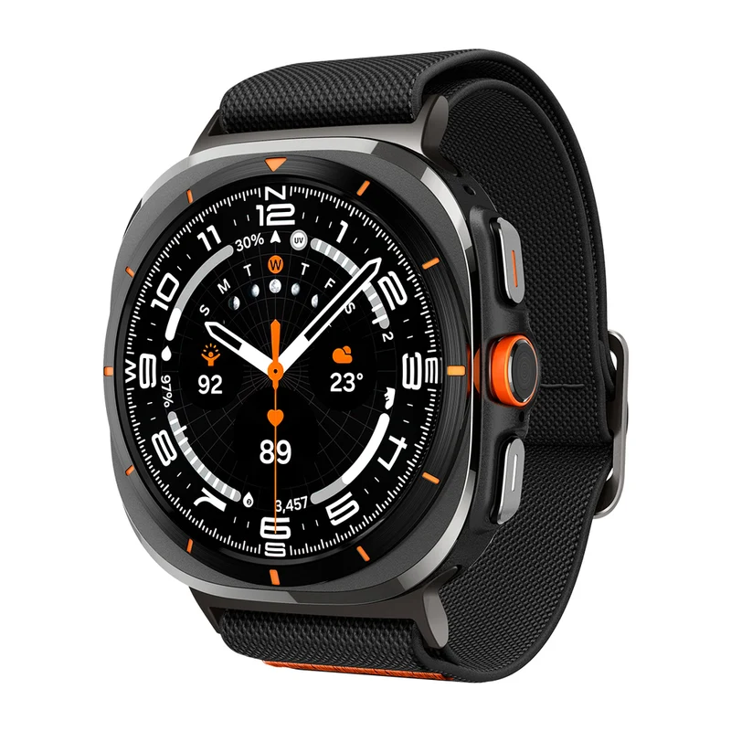 Spigen Galaxy Watch Ultra 2 47mm 2026 / Ultra 2025 2024 Lite Fit Watch Band (Black)