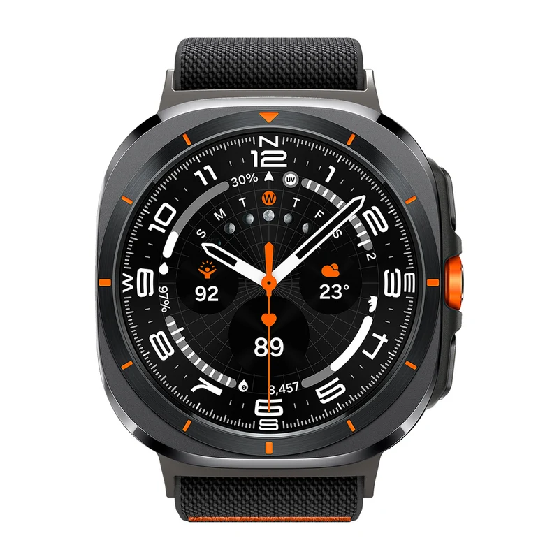Spigen Galaxy Watch Ultra 2 47mm 2026 / Ultra 2025 2024 Lite Fit Watch Band (Black)
