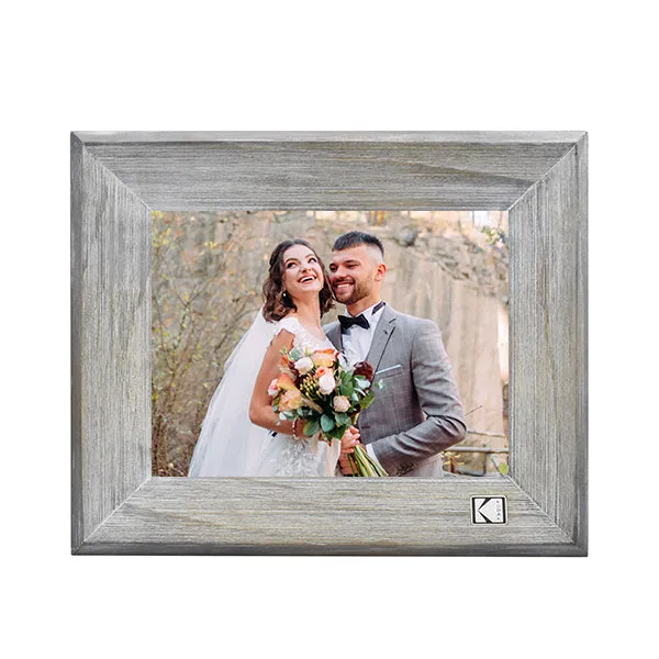 KODAK RCF-8013W 8" Classic Digital Photo Frame 16GB Wi-Fi (Grey Wood)