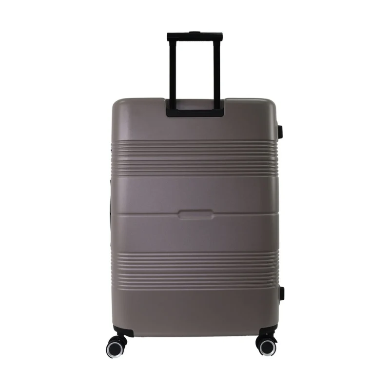 Pierre Cardin Medium 113L Travel Hard Shell Case Travel Luggage (Taupe)