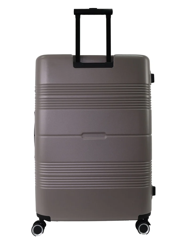 Pierre Cardin Medium 113L Travel Hard Shell Case Travel Luggage (Taupe)