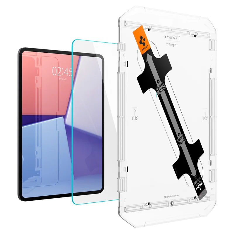 Spigen Apple iPad Pro 13 M5/M4 (2025/2024) EZ Fit GLAS.tR Slim 1PC Glass Screen Protector (Clear)