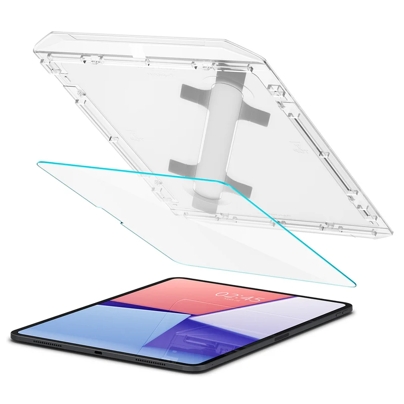 Spigen Apple iPad Pro 13 M5/M4 (2025/2024) EZ Fit GLAS.tR Slim 1PC Glass Screen Protector (Clear)
