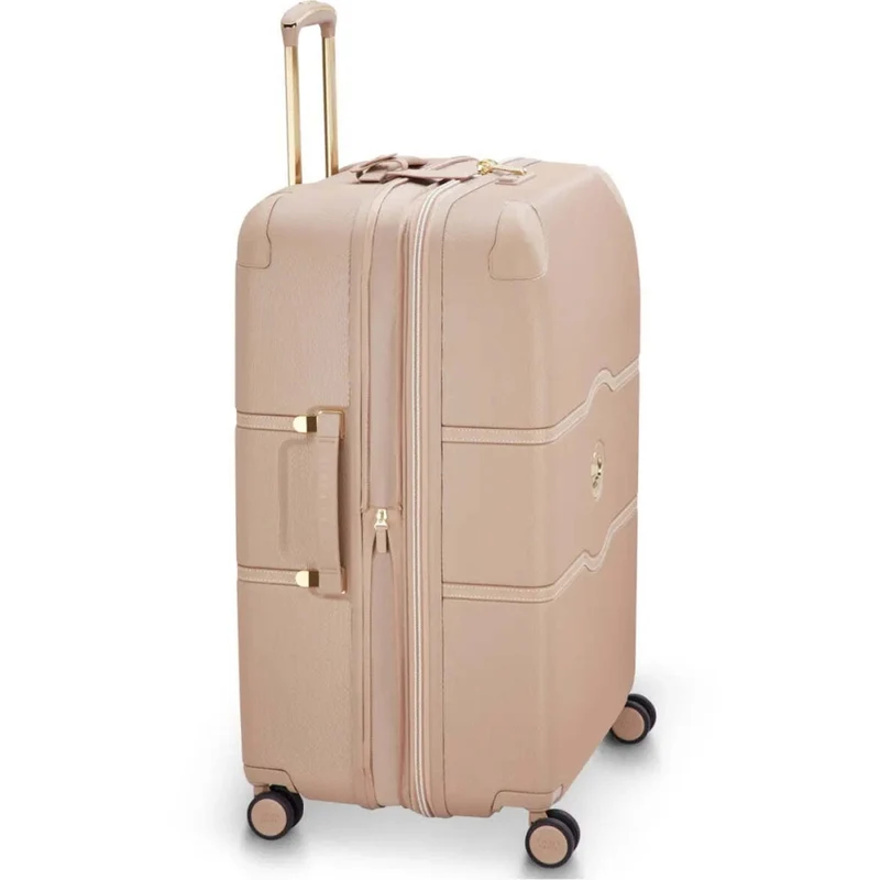 Delsey Luggage Chatelet Air 2.0 4-Wheel Suitcase Beige Rose/Gold 76cm