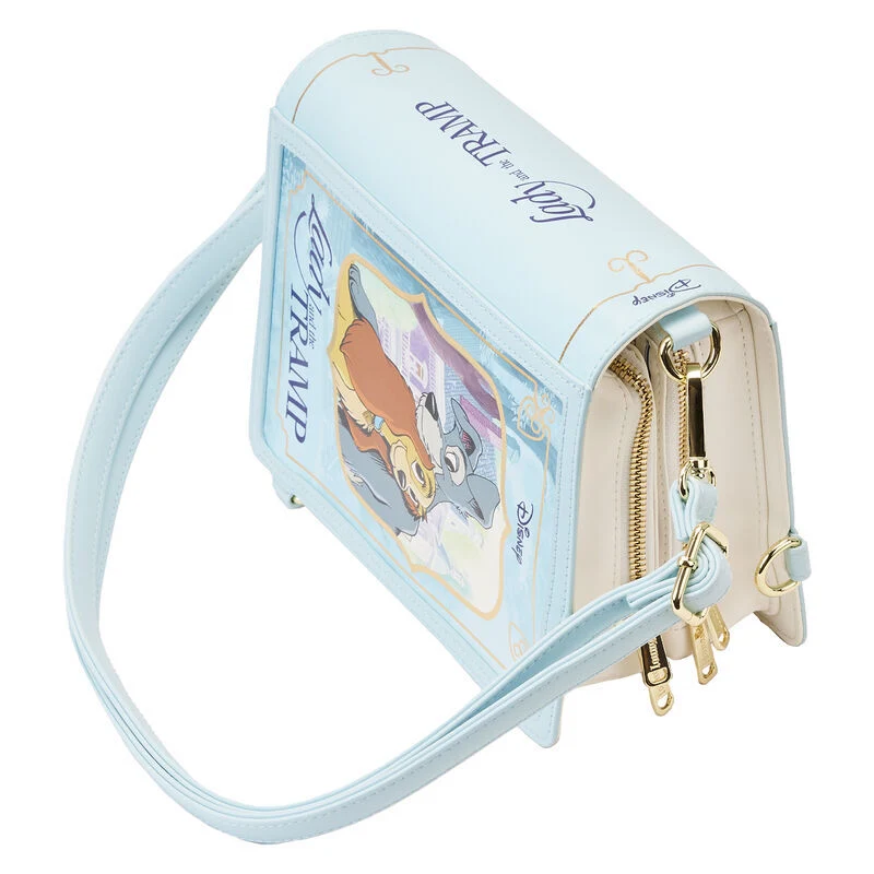 Loungefly Disney Lady and the Tramp - Book Convertible Crossbody Bag