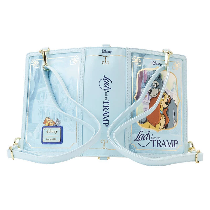 Loungefly Disney Lady and the Tramp - Book Convertible Crossbody Bag