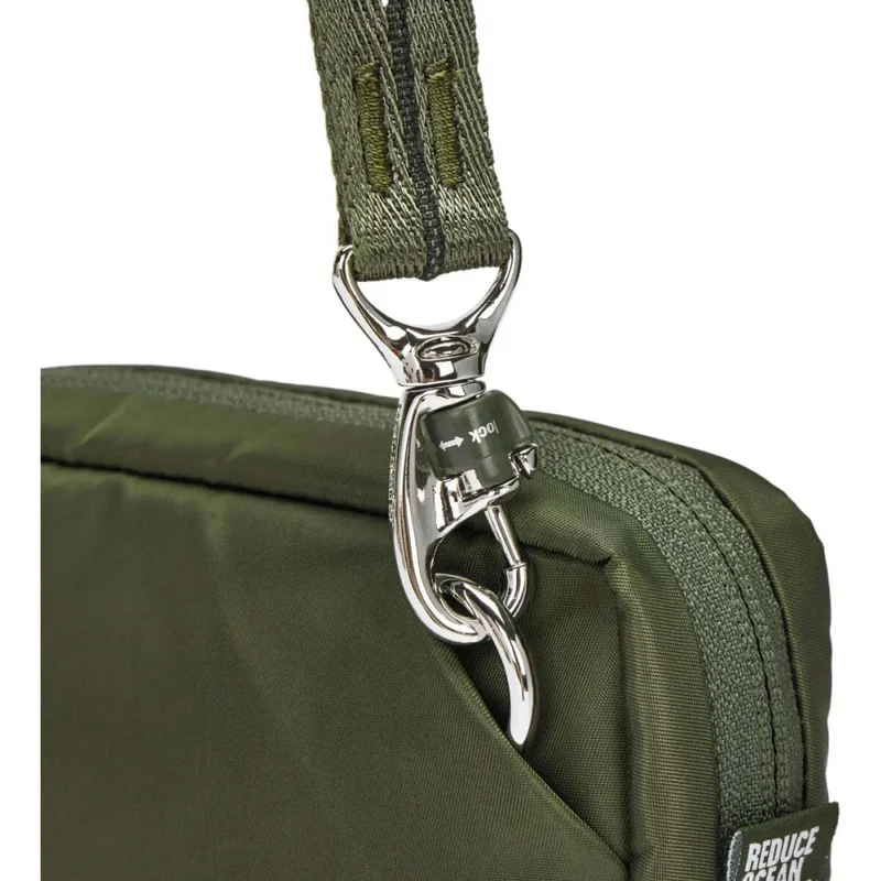 Pacsafe W Anti-Theft RFID Blocking Slashguard 3-in-1 Sling Bag Olive