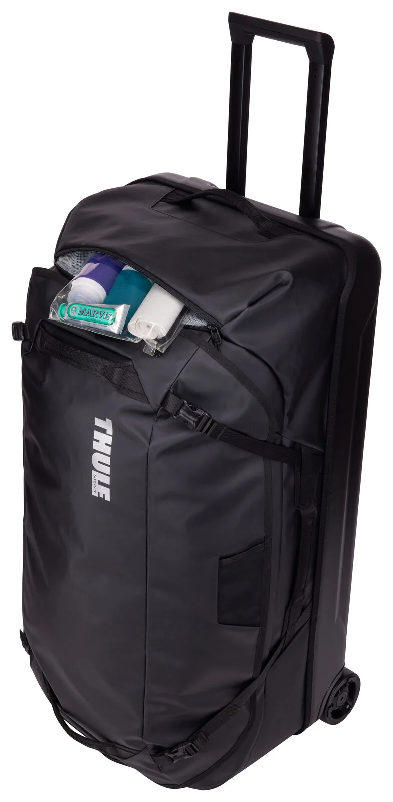 THULE Chasm Wheeled Duffel Travel Suitcase Luggage Bag 110L (Black)